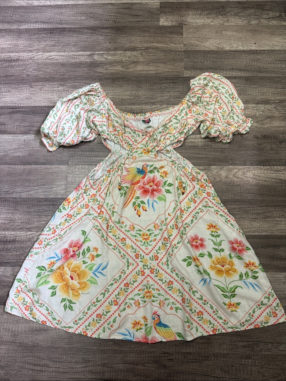 FARM Rio Short Garden Dress Size M - Picture 2 of 7